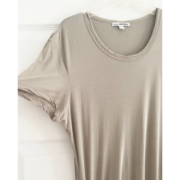 James Perse Long Fitted Taupe Jersey Dress, size 3. Fits like a M/L? - Picture 4 of 7